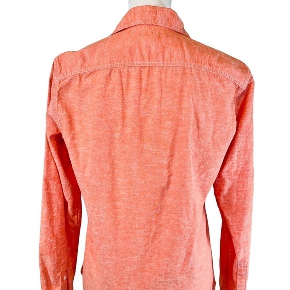 GAP long sleeve button down shirt slim fit - Picture 5 of 8